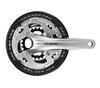 SHIMANO Kettenradgarnitur Alivio FCT4060 2-PIECE silber | 48 x 36 x 26 Zähne