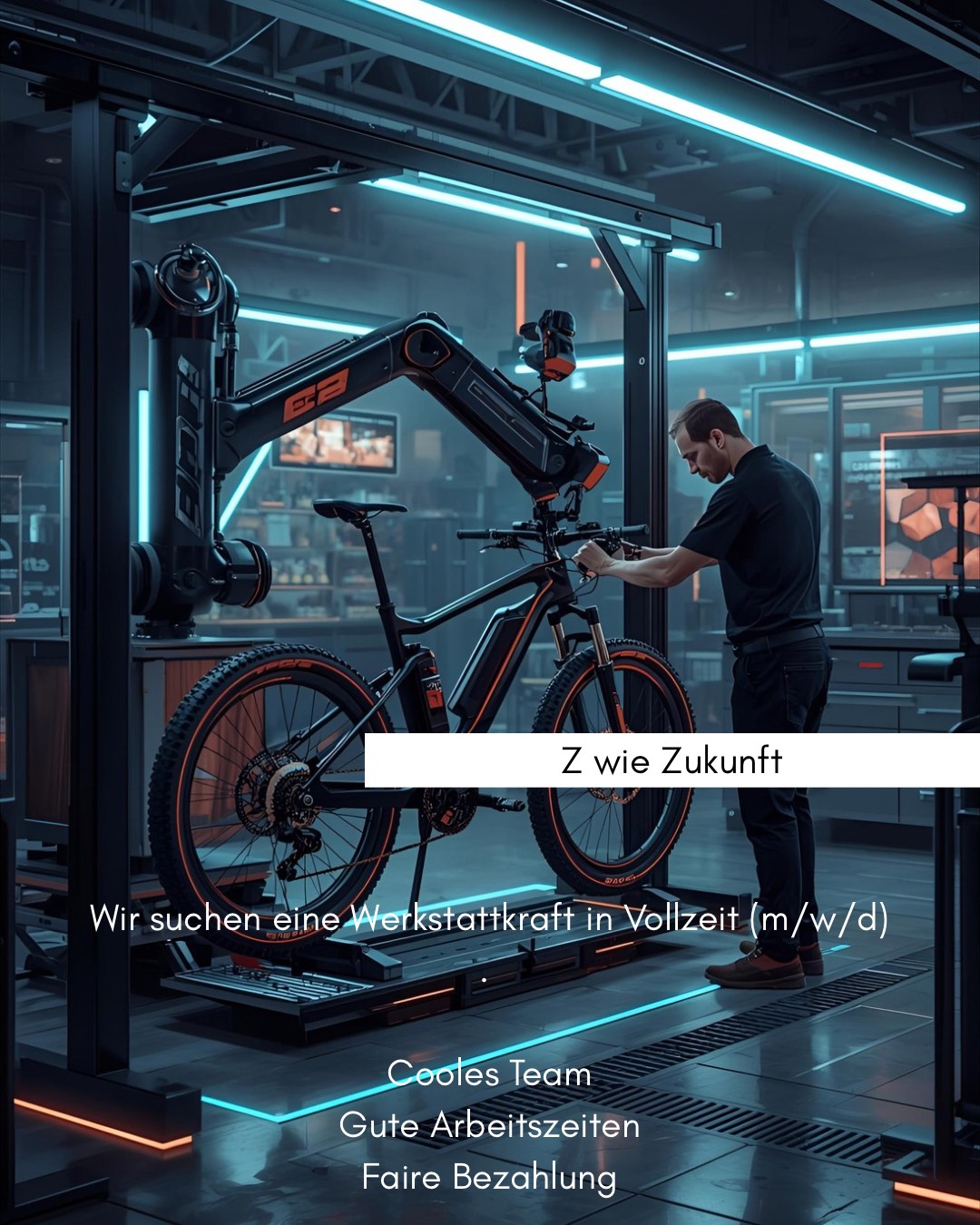 Z wie Zukunft - Bewirb dich jetzt bei uns in der Werkstatt